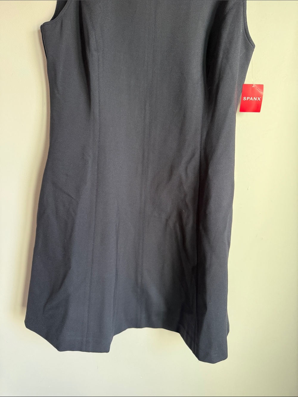 NEW SPANX The Perfect Fit & Flare Sleeveless  Dress Navy  XL - Picture 8 of 9